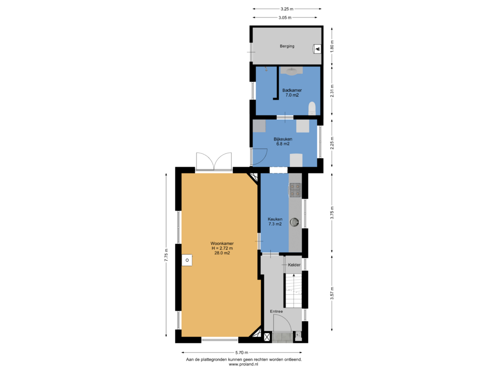 View floorplan of Begane Grond of Nassaustraat 78