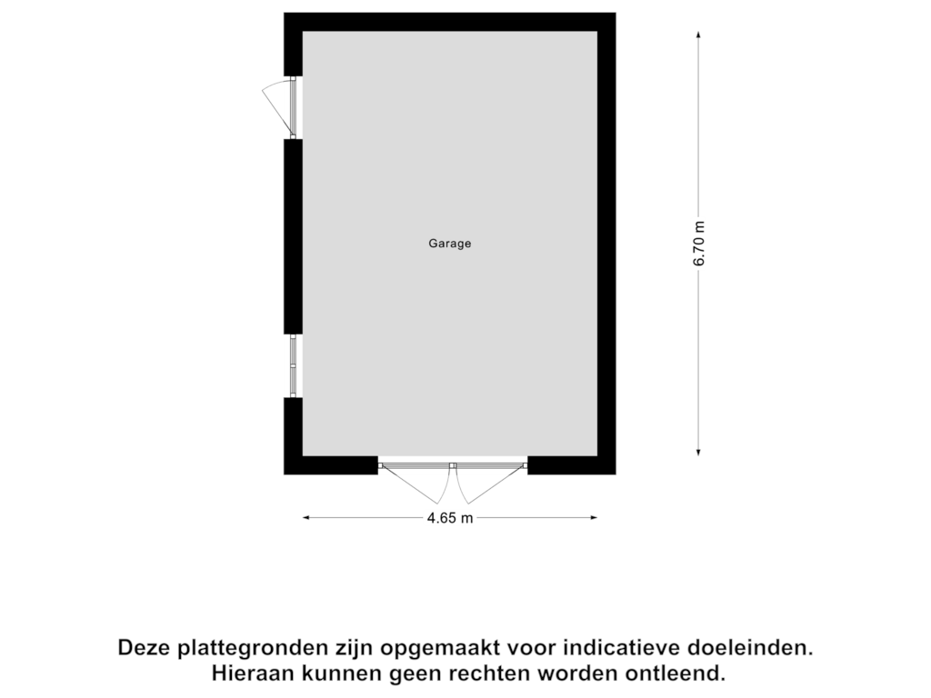 Bekijk plattegrond van Garage van Oostsingel 36