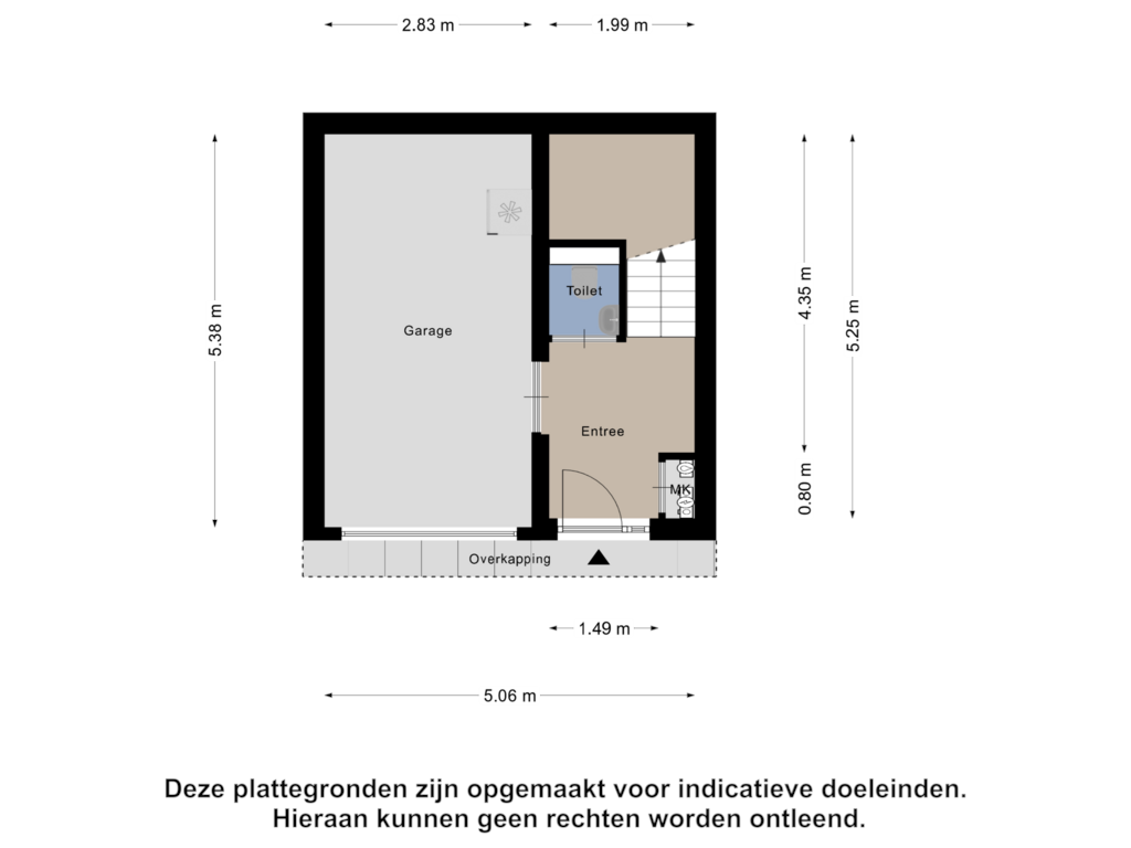 View floorplan of Begane Grond of Zijlsterried 1