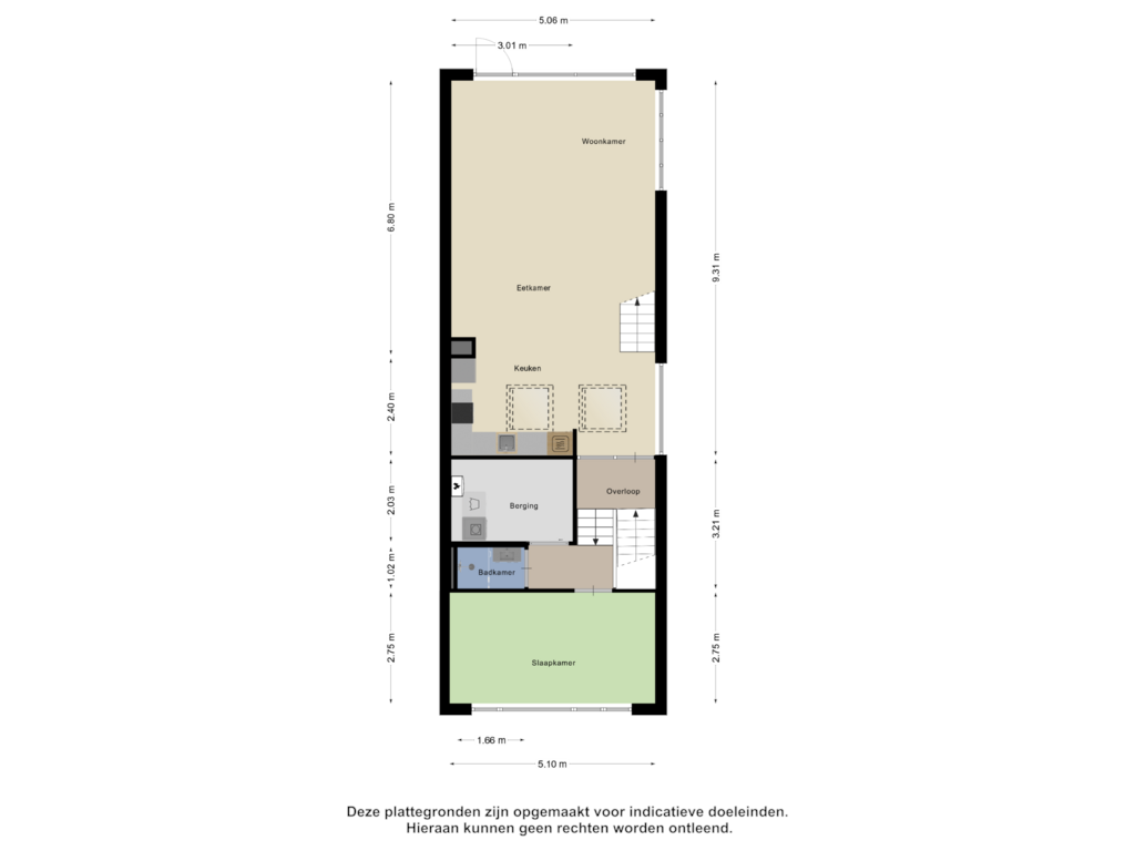 View floorplan of Eerste Verdieping of Zijlsterried 1