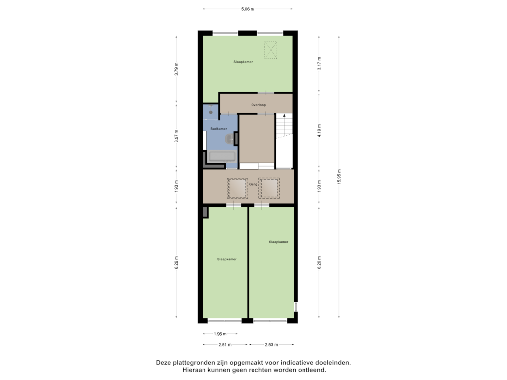 View floorplan of Tweede verdieping of Zijlsterried 1