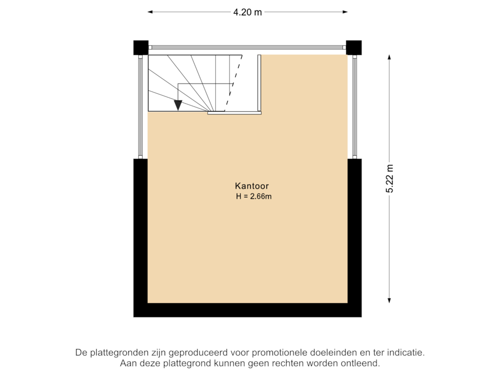 Bekijk plattegrond van Tweede verdieping van Twickel 82