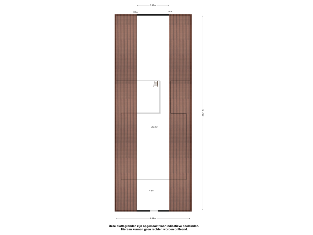 Bekijk plattegrond van Zolder van Keihoogteweg 3