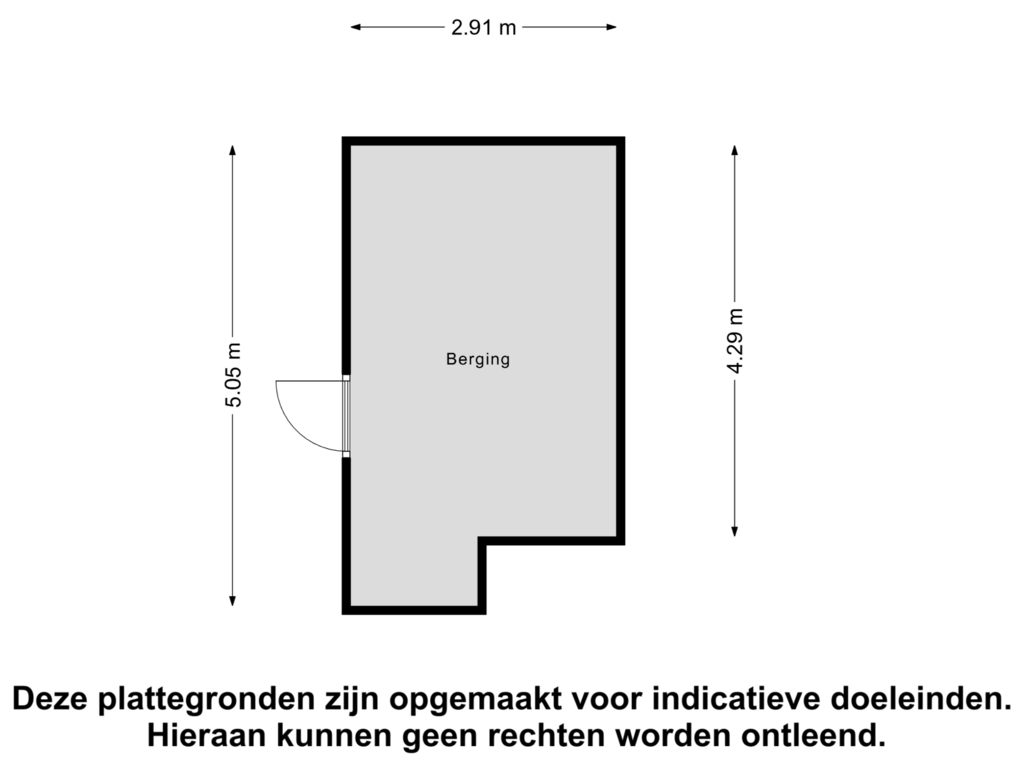 Bekijk plattegrond van Berging van Duinkerkelaan 71