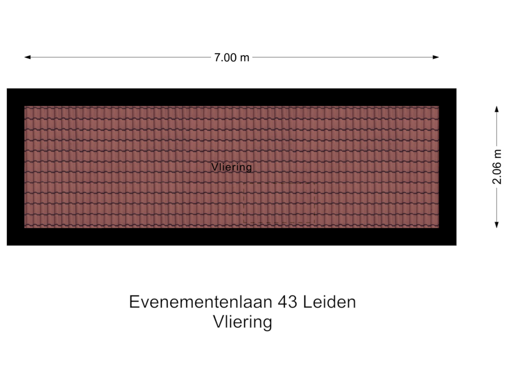 Bekijk plattegrond van Vliering van Evenementenlaan 43