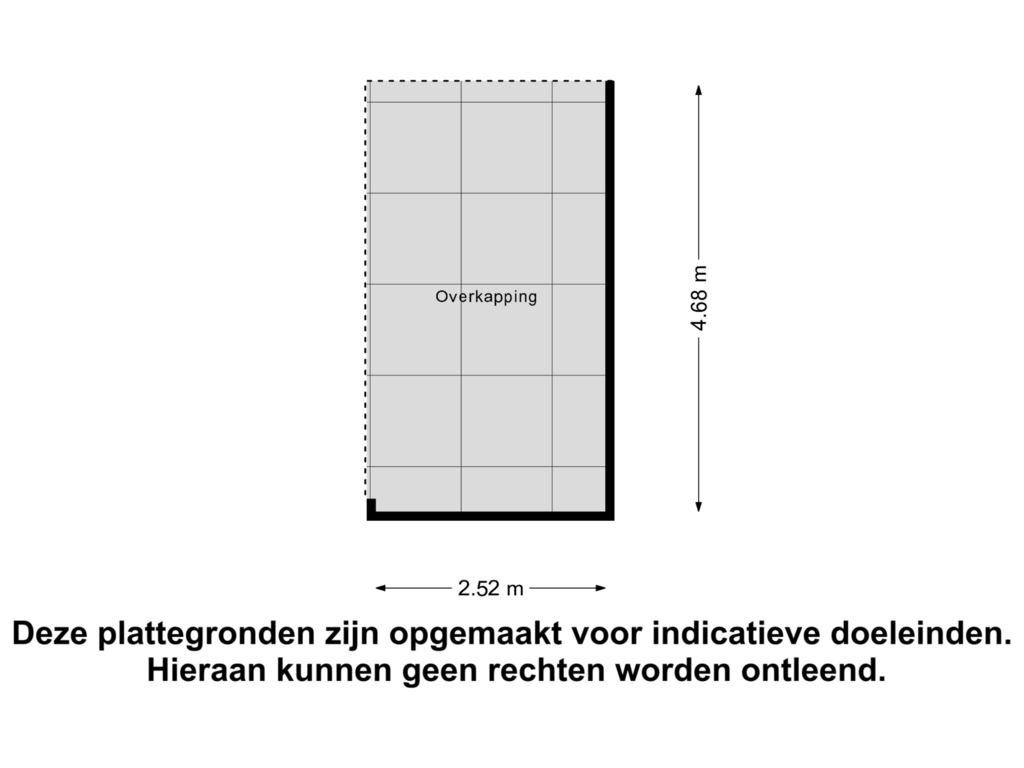 Bekijk plattegrond van Overkapping van Blokweg 9