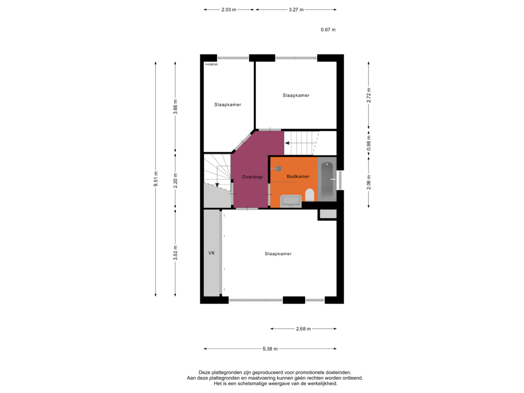 Bekijk plattegrond van 1e Verdieping van Laan 1940-1945 138