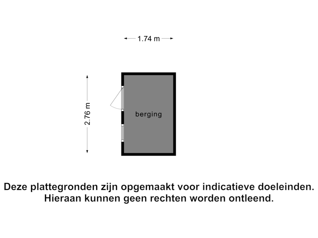 Bekijk plattegrond van Berging van Bovenweg 33