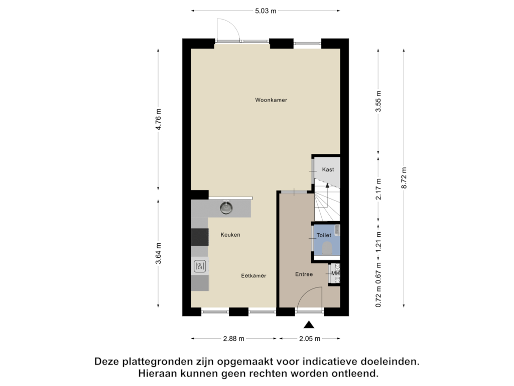 View floorplan of Begane Grond of Iekendonksevoort 33