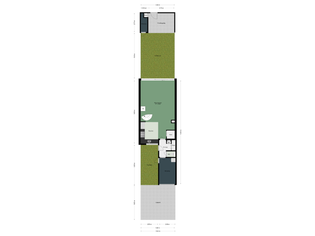 View floorplan of Situatie of Vagerveld 57