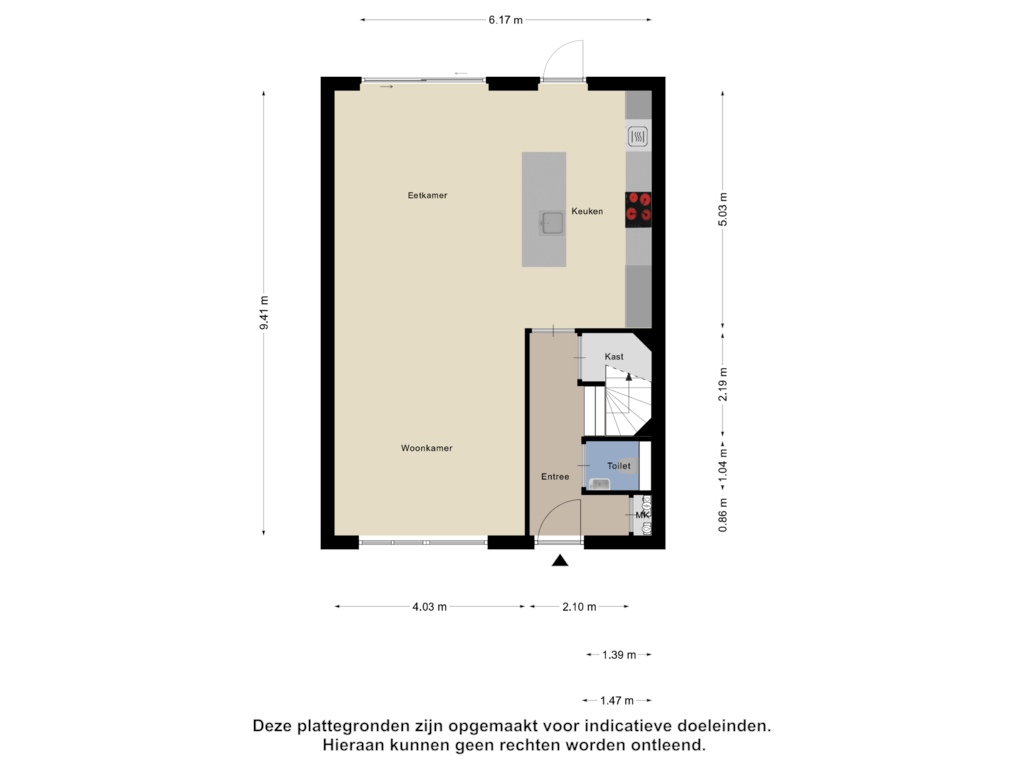 View floorplan of Begane Grond of Het Oldehof 3