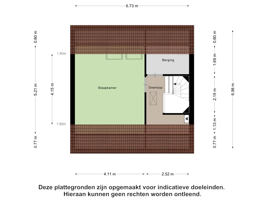 View floorplan of Tweede Verdieping of Het Oldehof 3