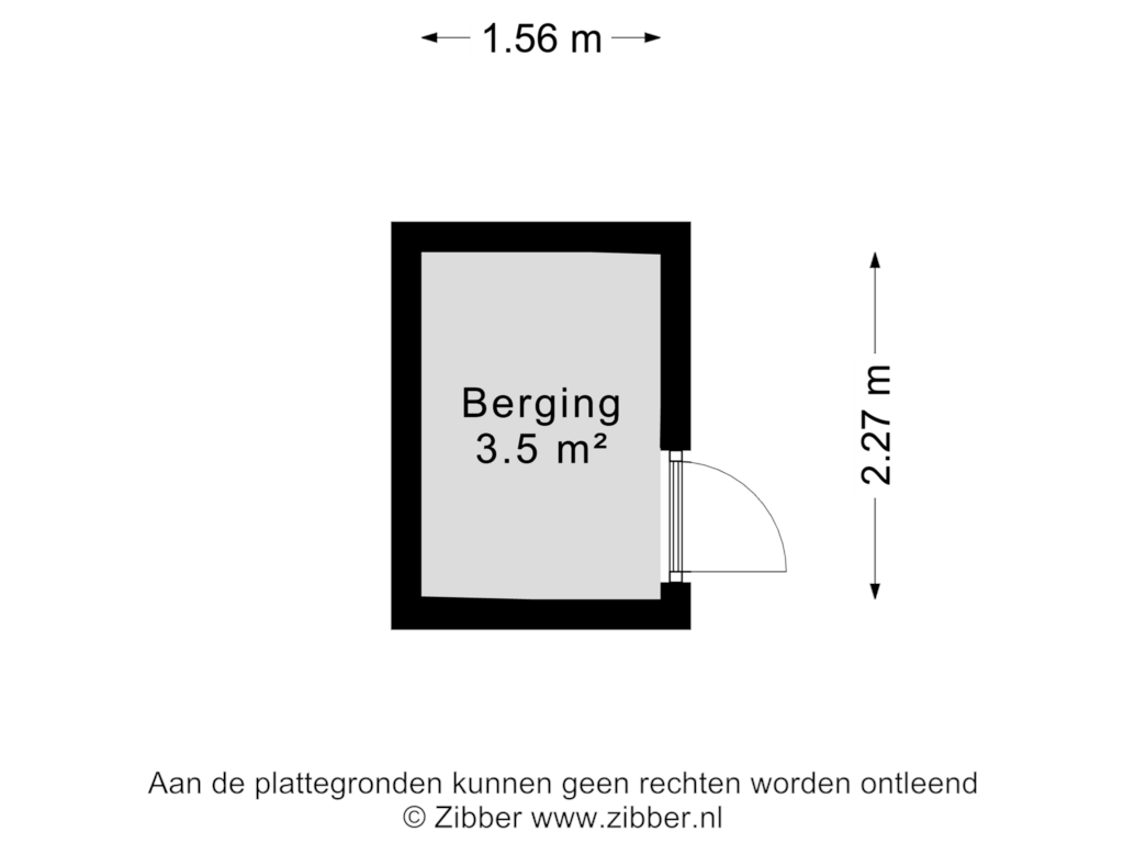 Bekijk plattegrond van Berging van Celebesstraat 28-B