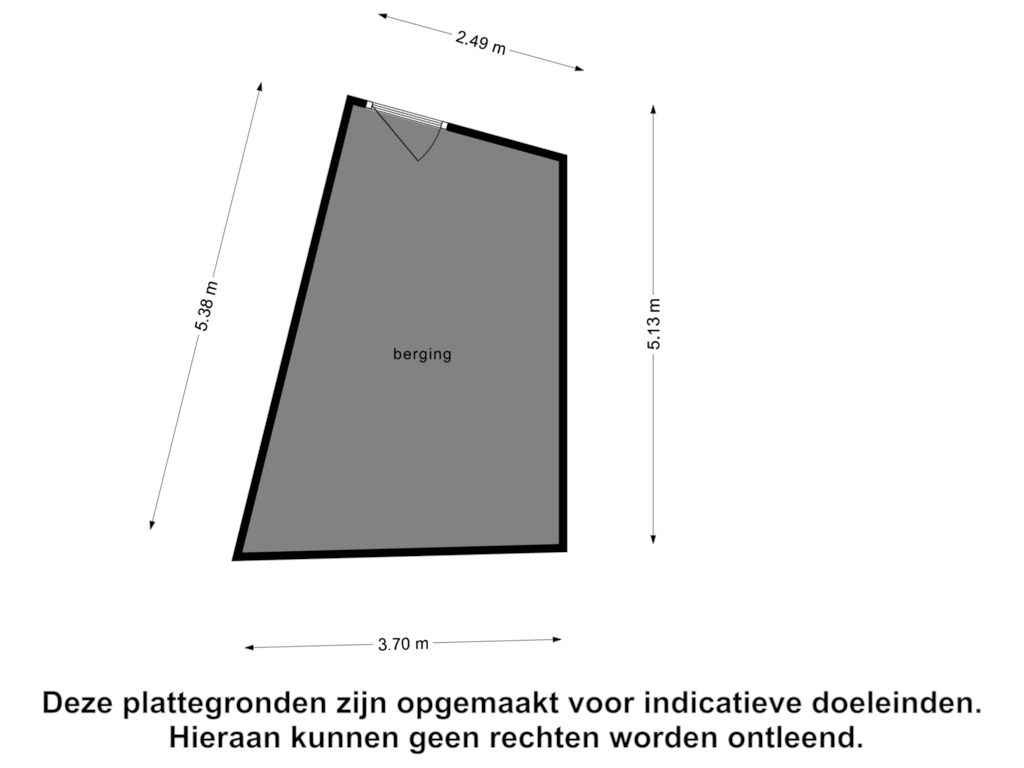 Bekijk plattegrond van Berging van Veldzigt 63