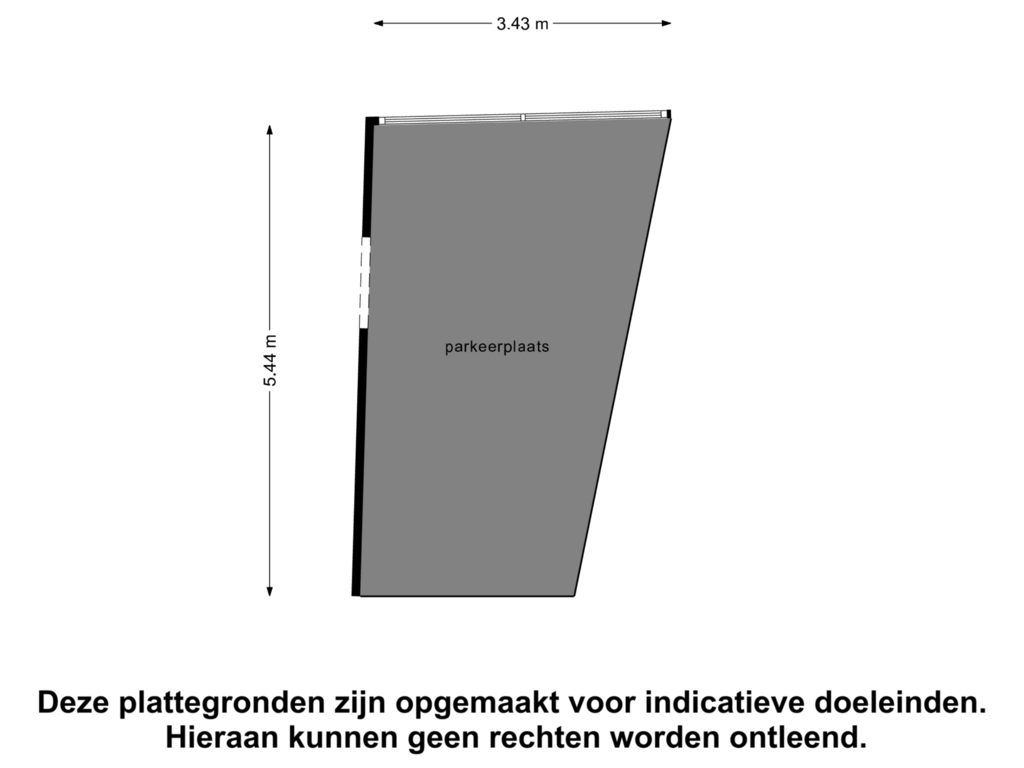 Bekijk plattegrond van Parkeerplaats van Veldzigt 63