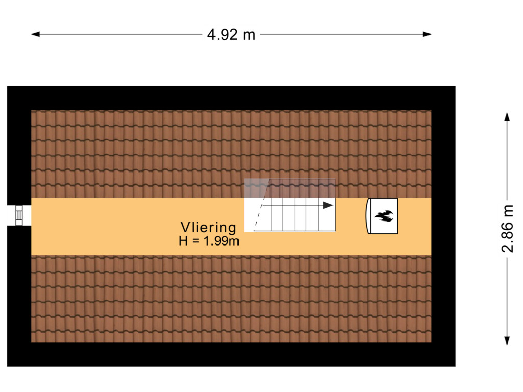 View floorplan of Vliering of Hartmanlaan 30