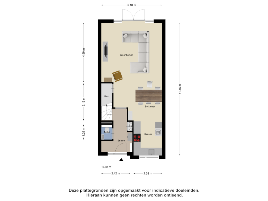 Bekijk plattegrond van Begane Grond van Meerhovendreef 50