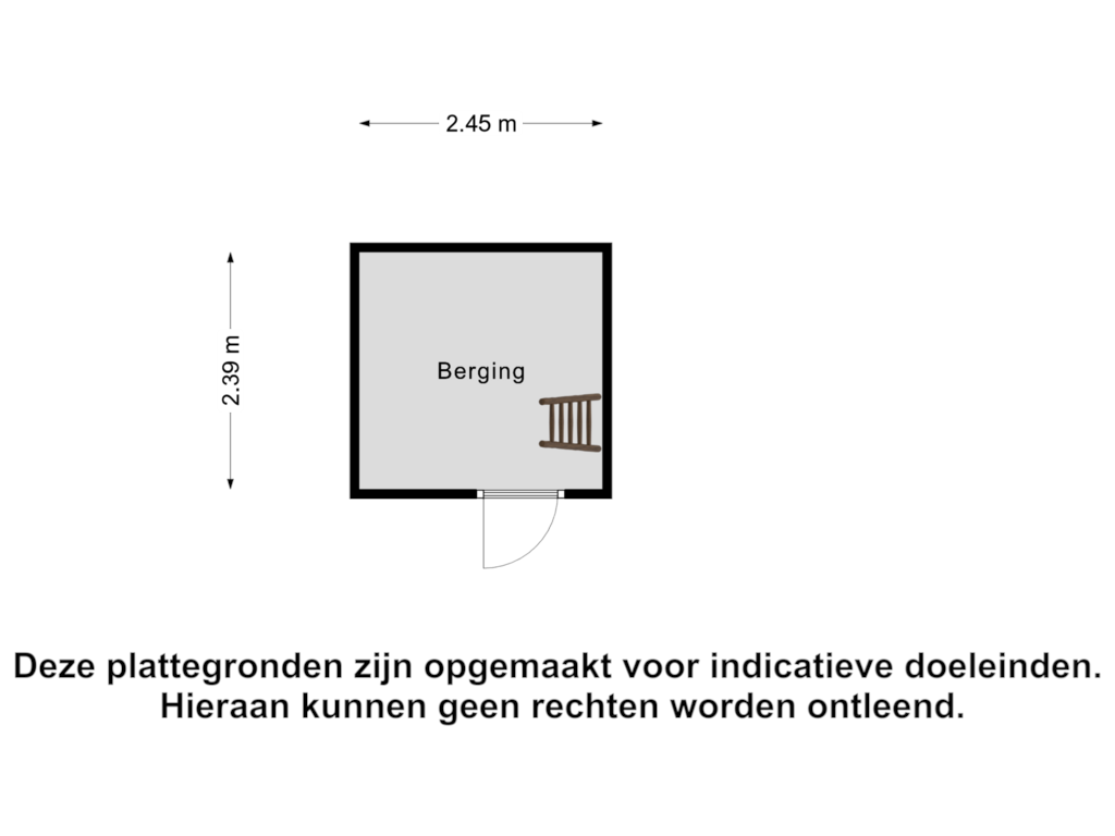 Bekijk plattegrond van Berging van Meerhovendreef 50