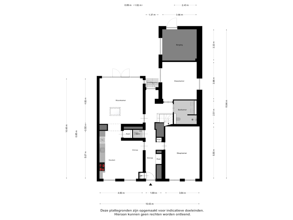 Bekijk plattegrond van Begane Grond van Van Cittersstraat 68