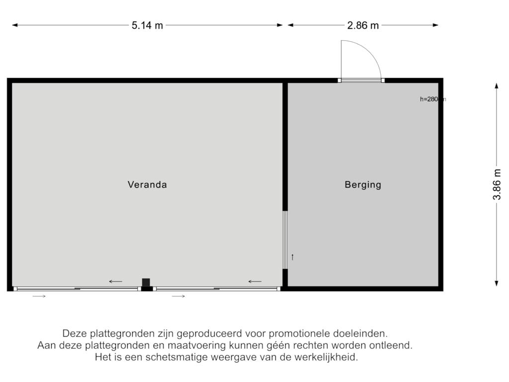 Bekijk plattegrond van Berging van Duifkruid 16