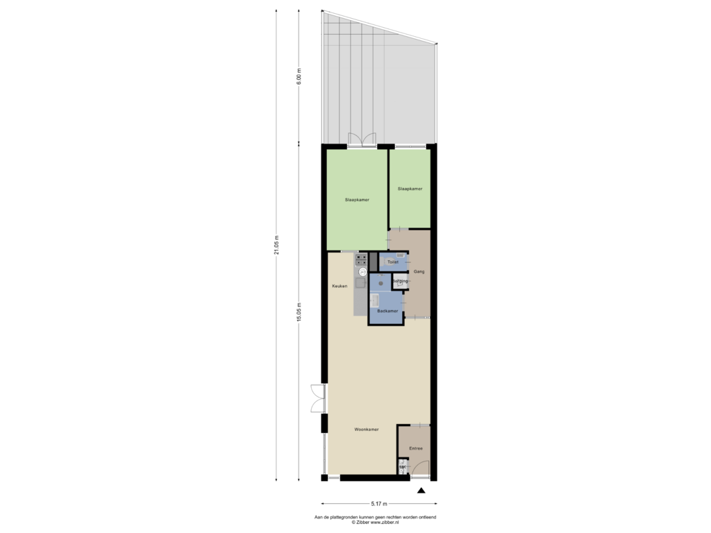 Bekijk plattegrond van Begane Grond - Tuin van Van Dishoeckstraat 42