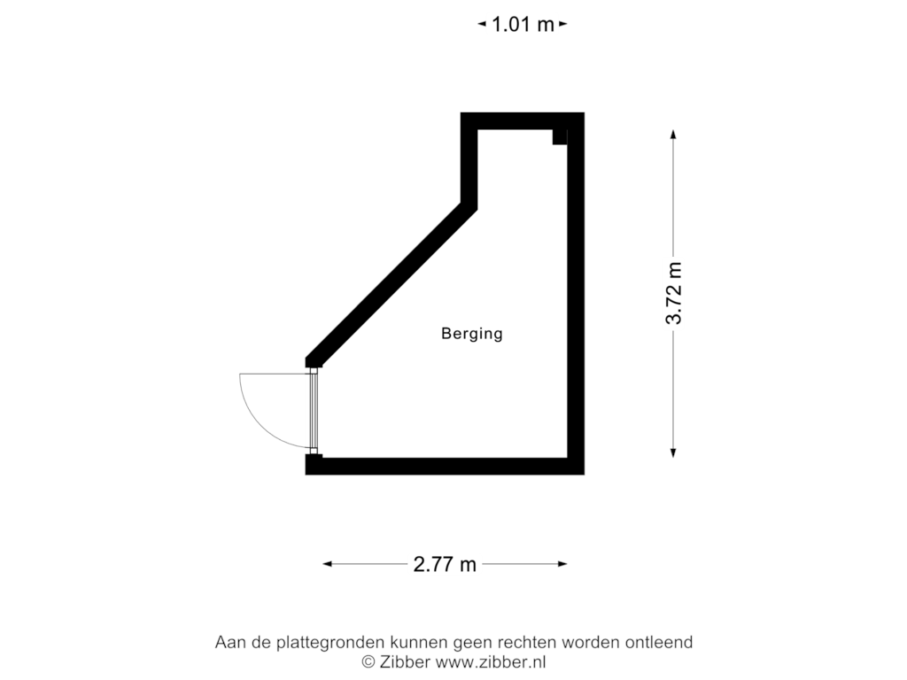 Bekijk plattegrond van Berging van Brabantplein 50