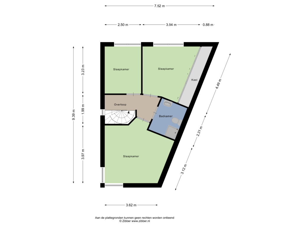 Bekijk plattegrond van Eerste Verdieping van Het Boske 111