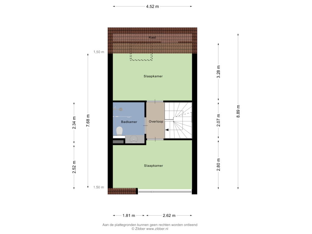 Bekijk plattegrond van Eerste Verdieping van John Lennonplein 45