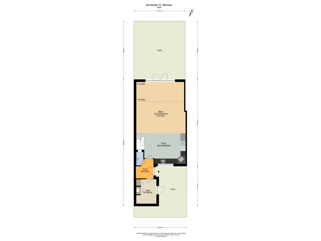 View floorplan of TUIN of Boomstede 713