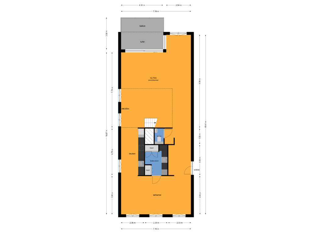 Bekijk plattegrond van Appartement van Pothoofd 136