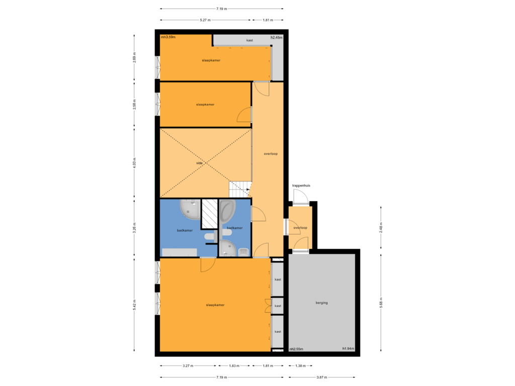 Bekijk plattegrond van Verdieping van Pothoofd 136