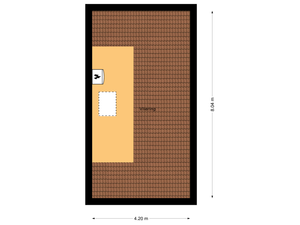 Bekijk plattegrond van Vliering van Ritbroekdwarsstraat 35-2