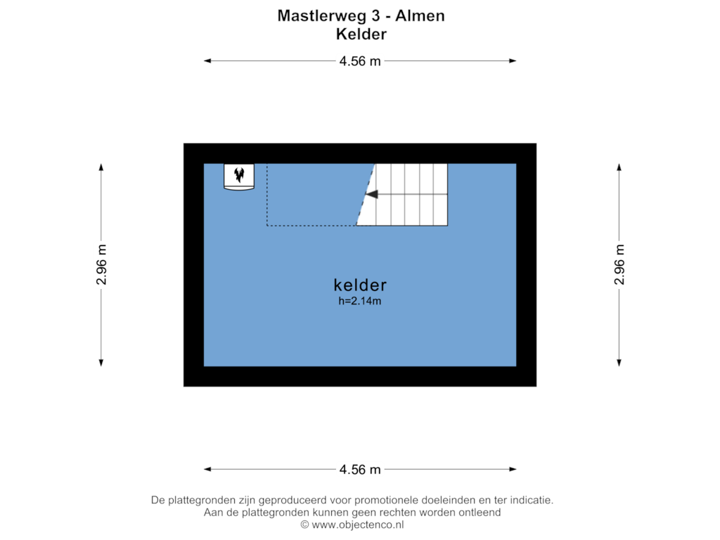 View floorplan of KELDER of Mastlerweg 3