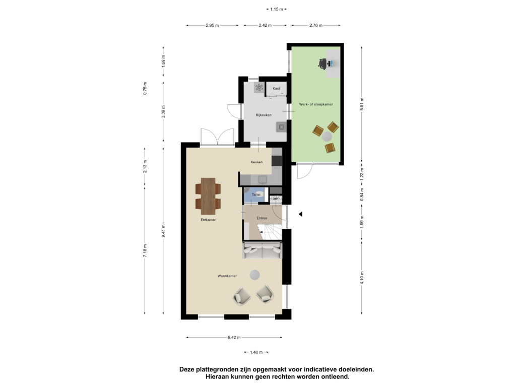 Bekijk plattegrond van Begane Grond van Goudenregenstraat 16