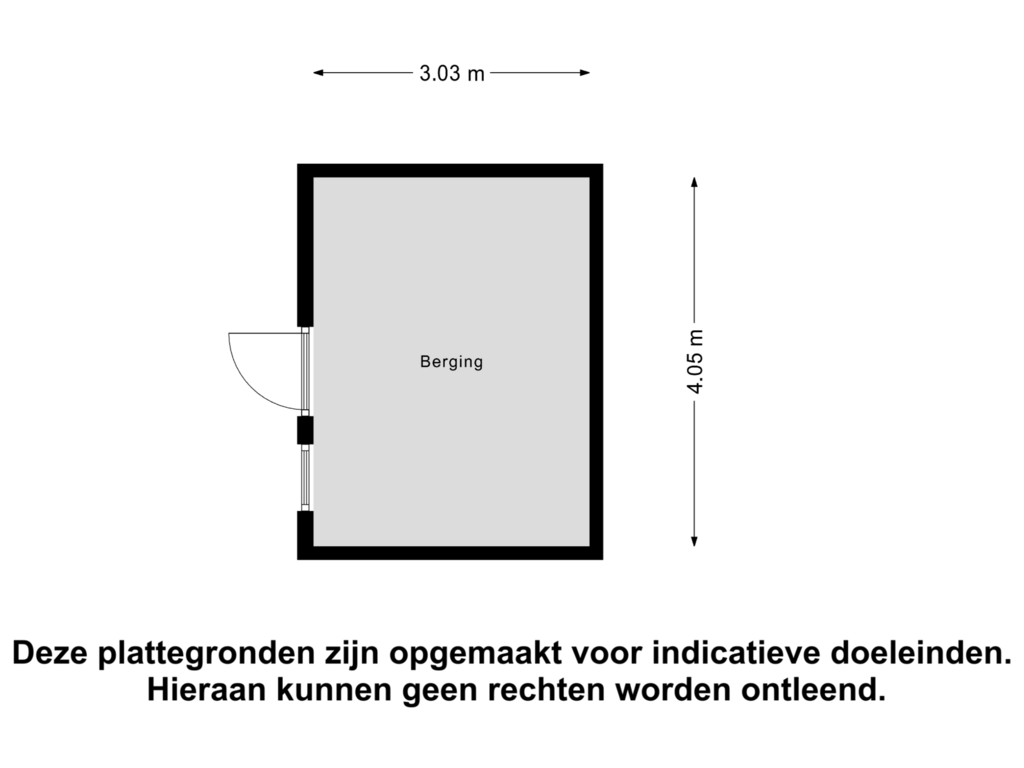 Bekijk plattegrond van Berging van Goudenregenstraat 16