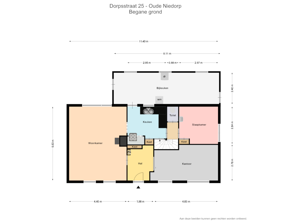 Bekijk plattegrond van BG van Dorpsstraat 25