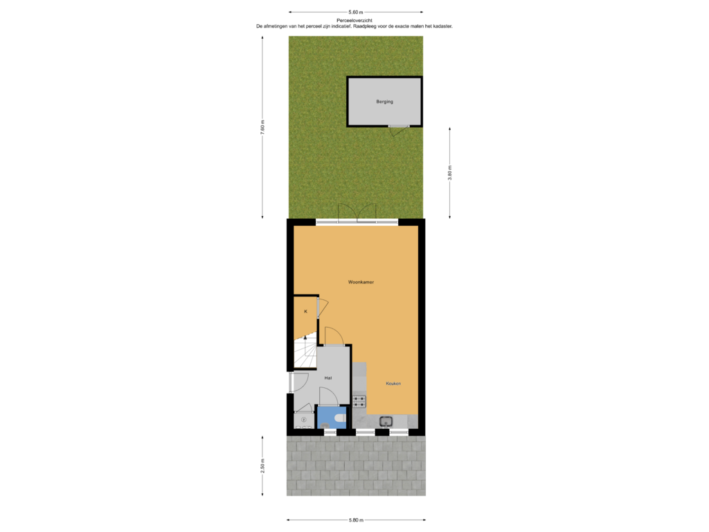 Bekijk plattegrond van Perceeloverzicht van Anna Ruyschstraat 23