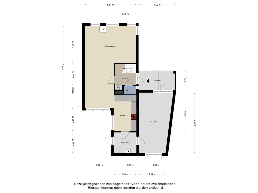 Bekijk plattegrond van Begane grond van Oosterhoek 17