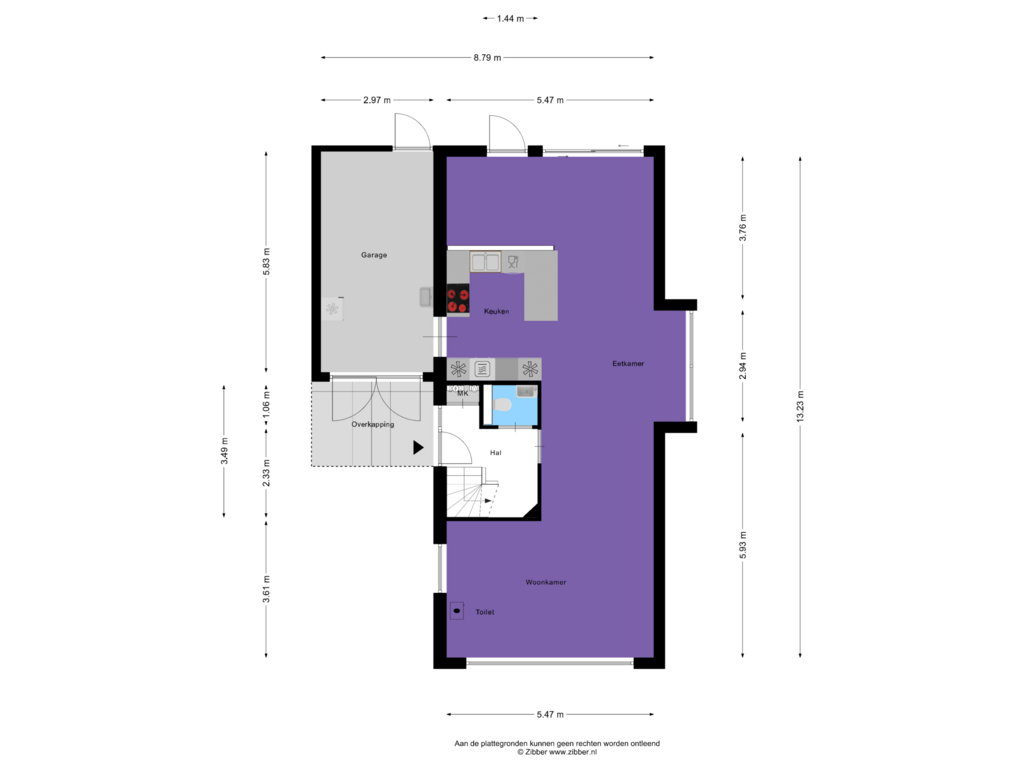 View floorplan of Begane Grond of De Schans 1