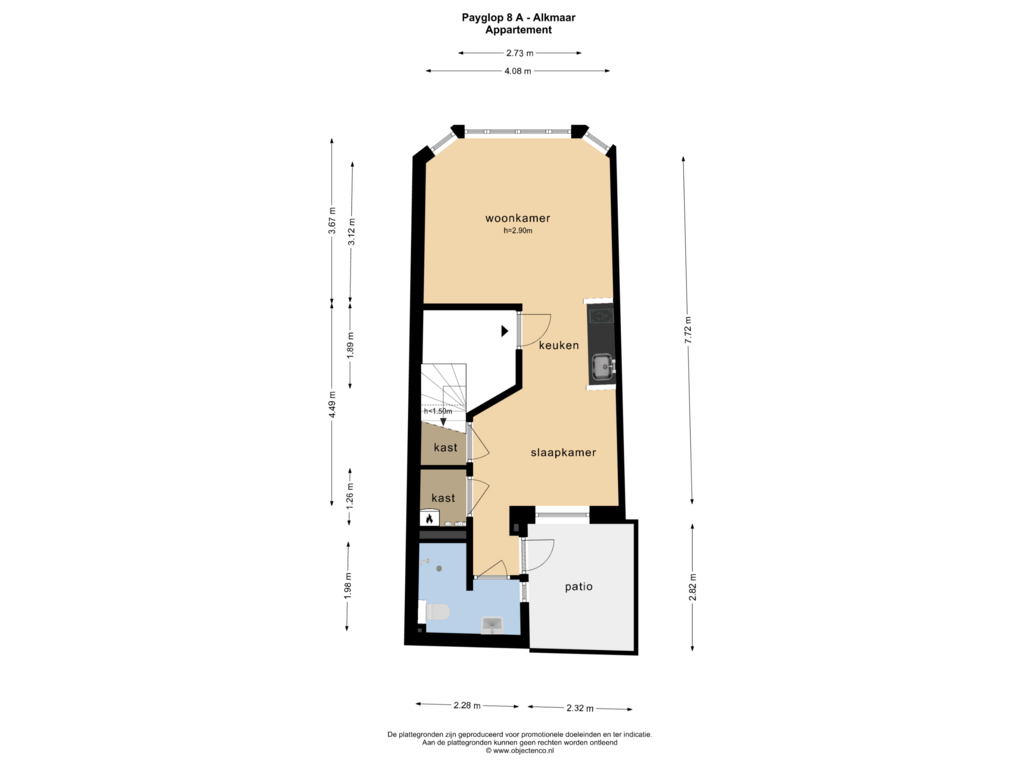 Bekijk plattegrond van Appartement van Payglop 8-A