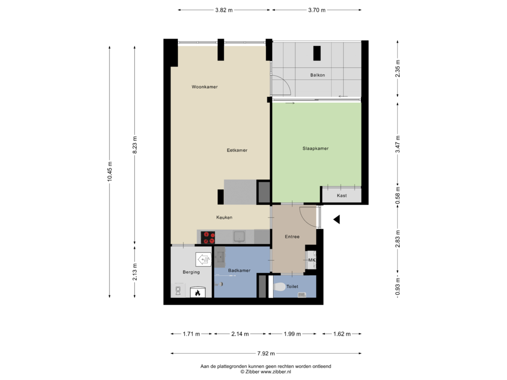 Bekijk plattegrond van Appartement van Het Baken 56