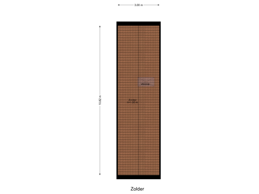 Bekijk plattegrond van Zolder van Sint Lucasstraat 10