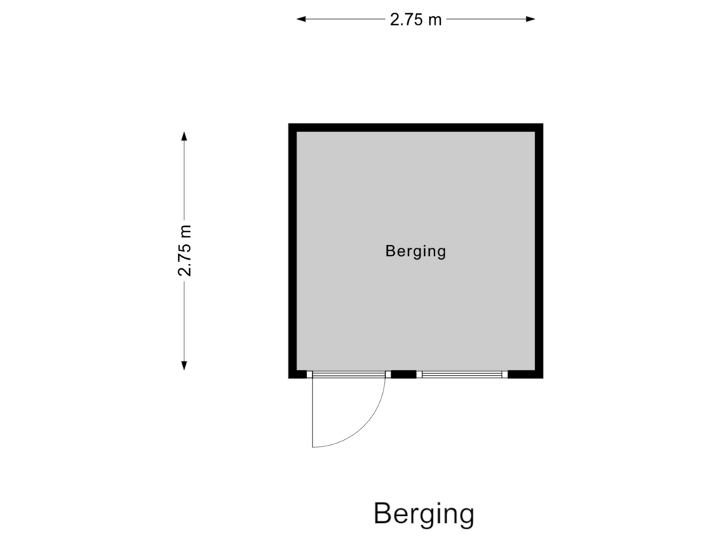 Bekijk plattegrond van Berging van Heimolen 6-B108