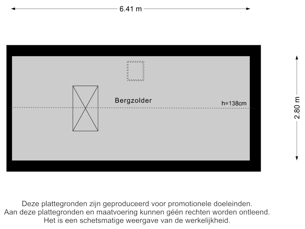 Bekijk plattegrond van Zolder van Jordenstraat 3