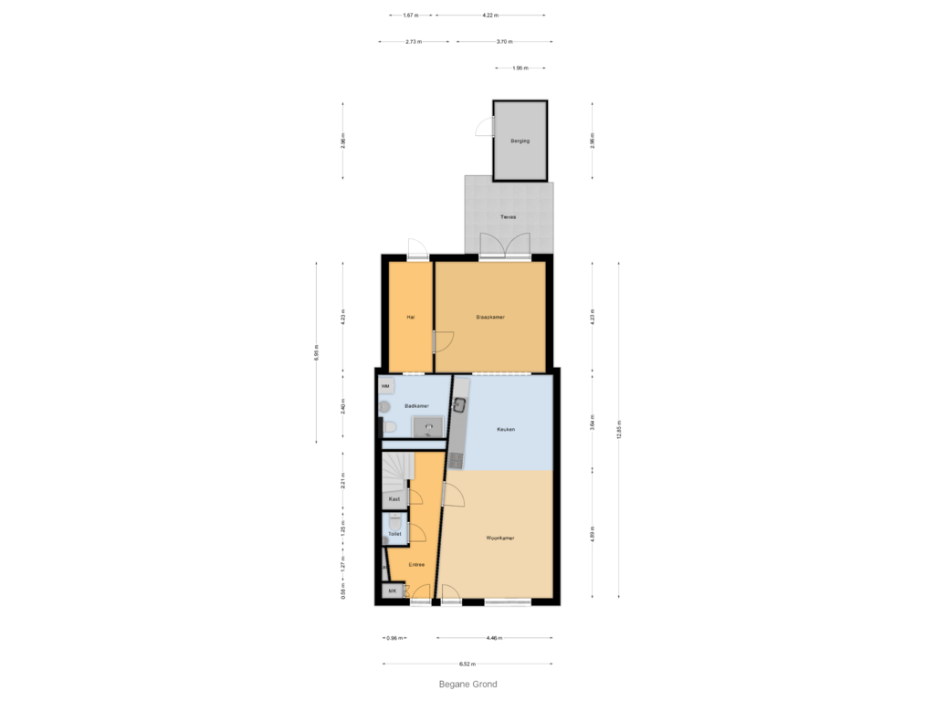 Bekijk plattegrond van Begane Grond van Havenkade 17