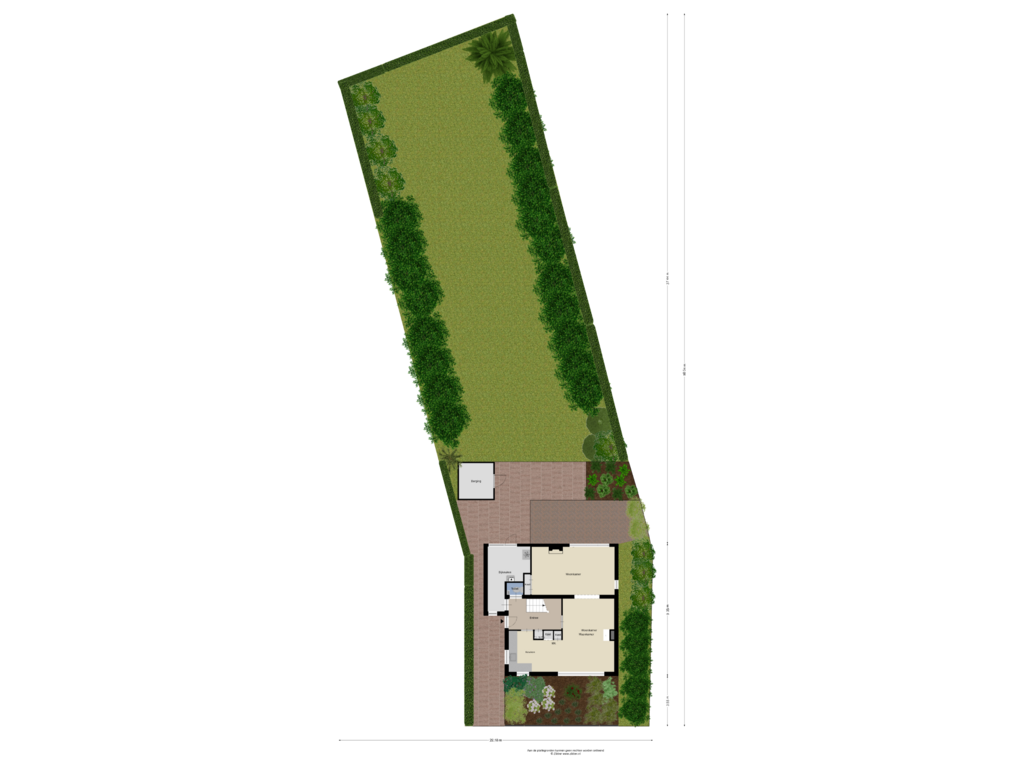 View floorplan of Begane Grond_Tuin of Beckumerstraat 190