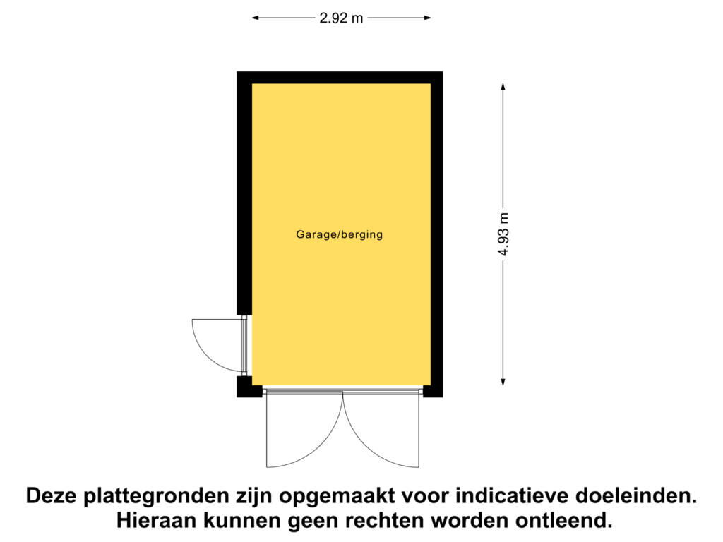 Bekijk plattegrond van Berging van Monseigneur Zwijsenstraat 35-A