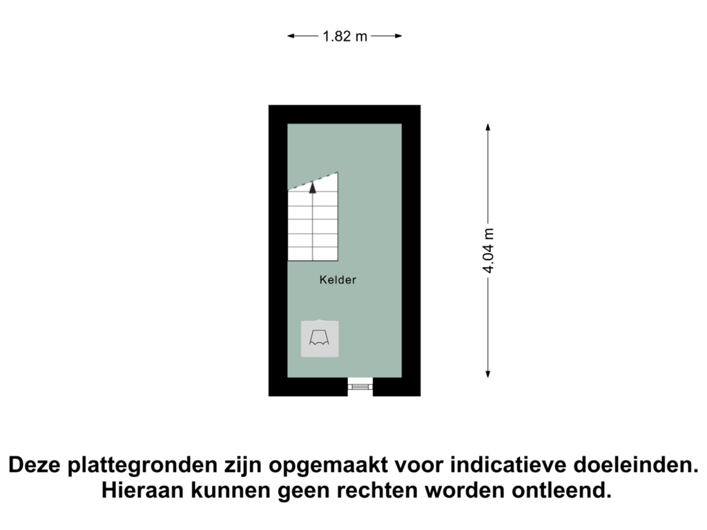 Bekijk plattegrond van Kelder van Monseigneur Zwijsenstraat 35-A