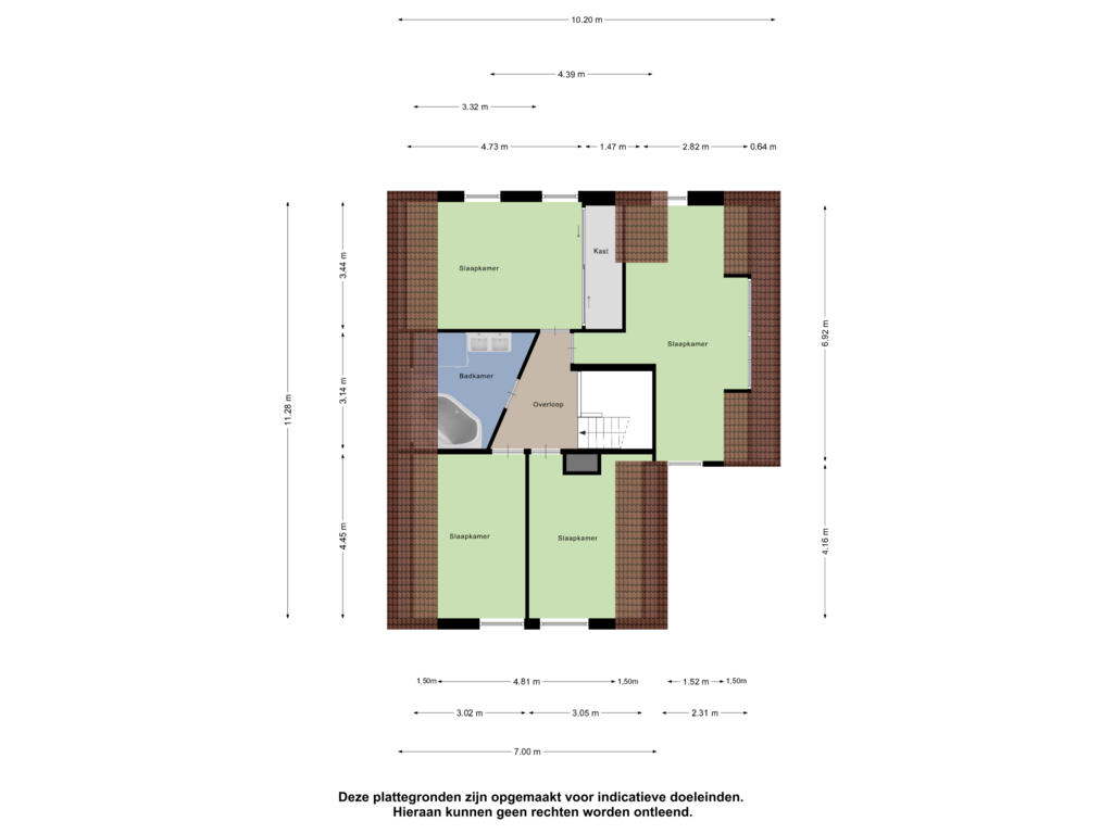 Bekijk plattegrond van Eerste Verdieping van Rijpstraat 16