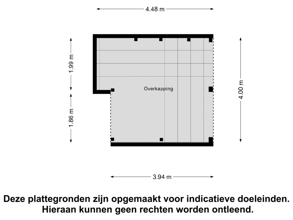 Bekijk plattegrond van Overkapping van Rijpstraat 16